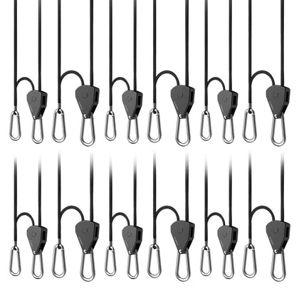 AC Infinity rope hanger 8ft length secures lights, fans, and filters with adjustable support.