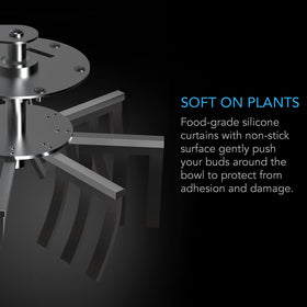 AC Infinity serrated blade supports controlled dry trimming.
