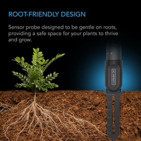AC Infinity root-friendly sensor design minimizing soil disturbance.