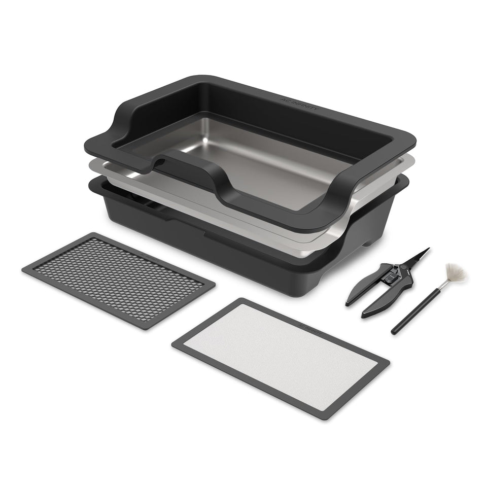 AC Infinity large trim tray 20-inch for ergonomic trimming on lap or table