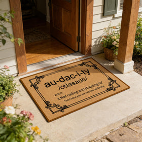 Accssoey Welcome Front Mat suitable for indoor and outdoor use