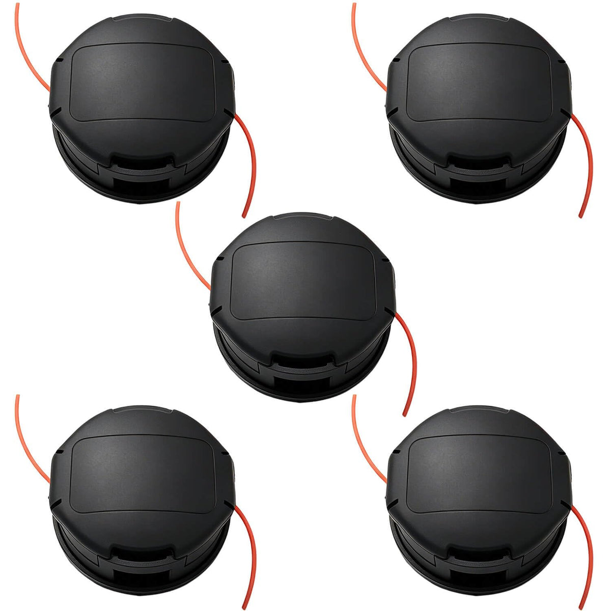 ACCYPRO 5-pack universal trimmer head front view showing design and teeth