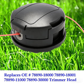 ACCYPRO 5-pack universal trimmer head in use for yard trimming