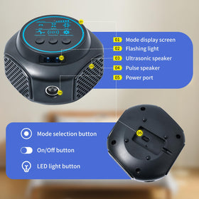 ACEBINTE Ultrasonic Pest Repeller with 3 mode switch in use