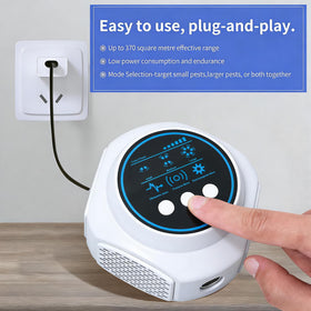 ACEBINTE pest repeller in bedroom provides quiet, odorless protection.