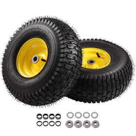 ACEBRI 15x6-6 front tire and wheel assembly ready for upgrade
