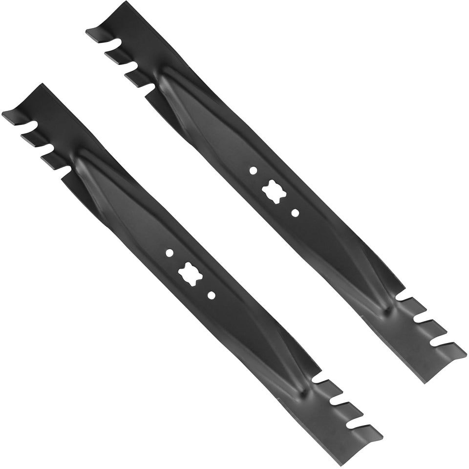 ACEBRI 21-inch mower blades pack ready for replacement and easy installation.