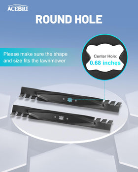 ACEBRI blades packaged and ready to install for quick yard upgrades.