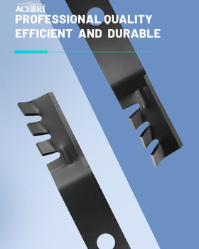 ACEBRI Gator blade center hole 1-125 inch fits Kubota mounts