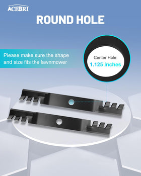 ACEBRI Gator blade iron construction for durable performance