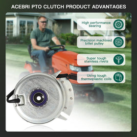 ACEBRI PTO clutch for Cub Cadet RZT-S42 2013–2014 highlights compact fit and fitment