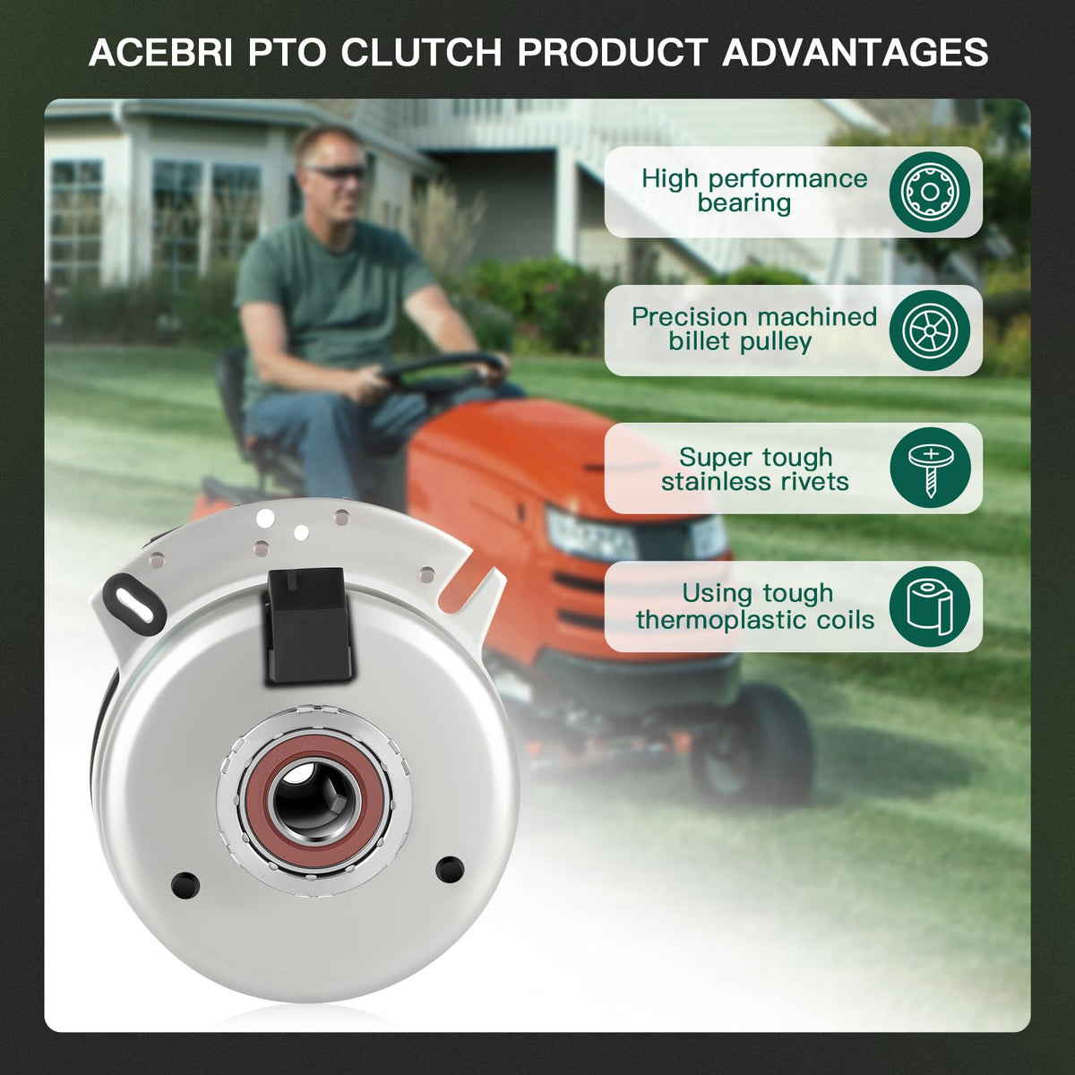 ACEBRI PTO clutch torque-technology for strong engagement