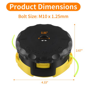 AceFox universal 400 trimmer head fits many models for quick upgrades.