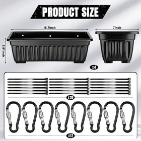 Acellegic clips and cable ties secure the trough setup for easy installation.