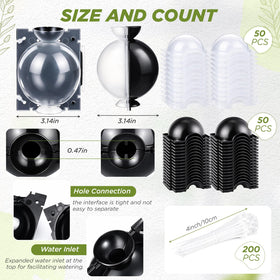 Acellegic layering box transparent housing to monitor root growth