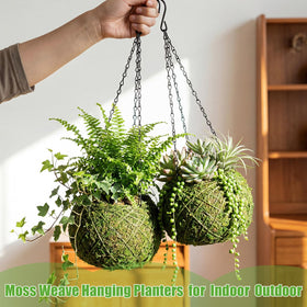 Acellegic lightweight yet sturdy hanging basket, easy to install and hold plants