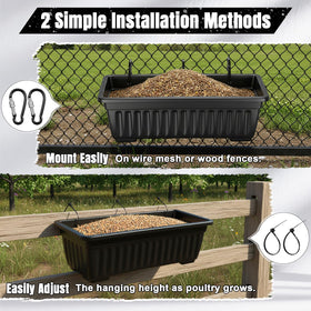 Acellegic multi-animal feeding setup suitable for mixed livestock.