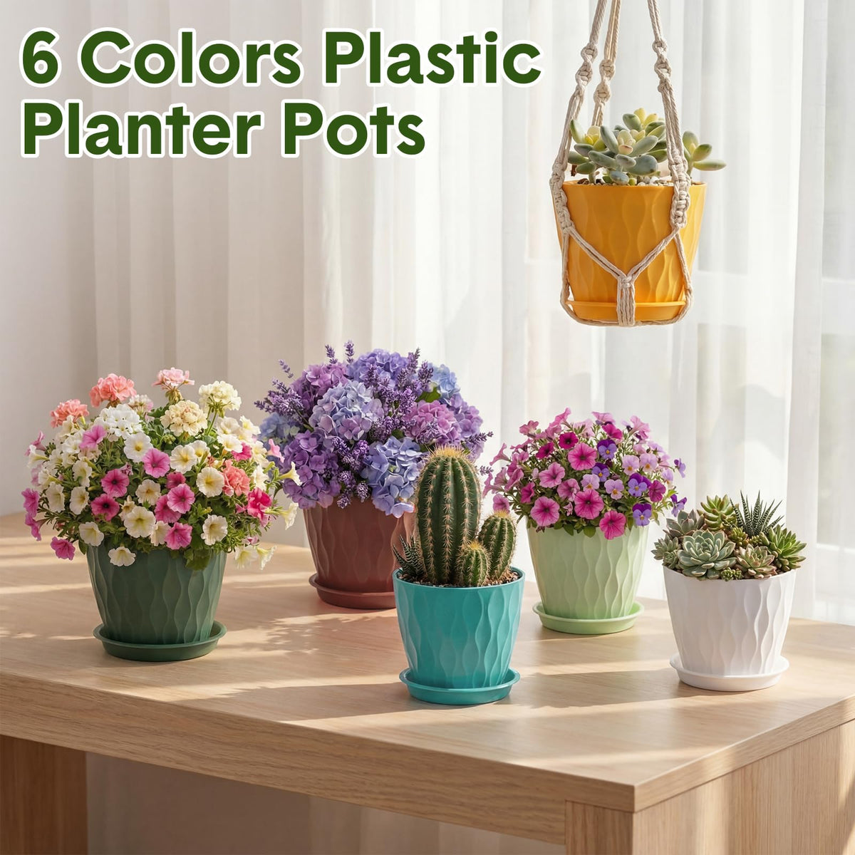 Acellegic 4-inch pot with drainage holes promotes healthy roots for herbs.