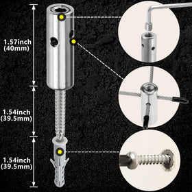 Acemaker screws M6 40mm for sturdy installation
