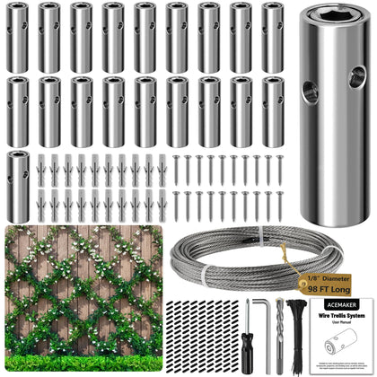 Acemaker wire trellis kit unpacked for outdoor installation and DIY projects