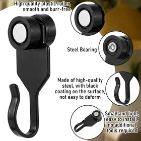 AceOrbit electroplated iron hook bodies provide durable outdoor performance.