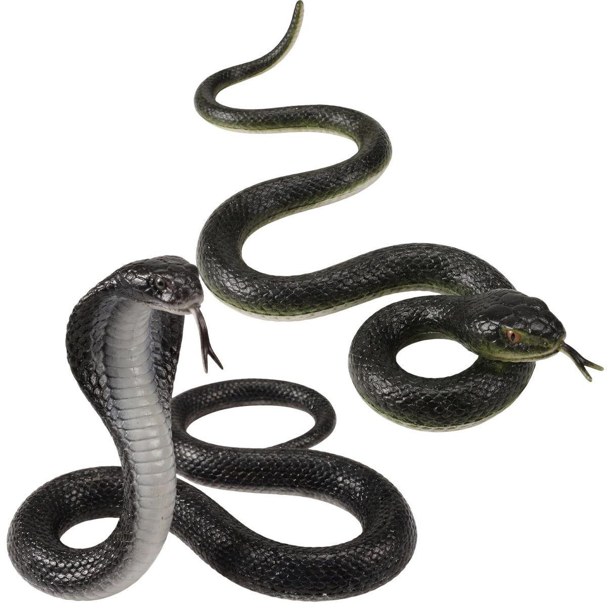 AceOrbit realistic cobra snake deters birds in your garden.