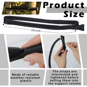 AceOrbit nail-secured tree ties for quick, sturdy support