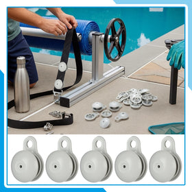 AceOrbit reel clip close-up shows secure clamping to reduce cover loss