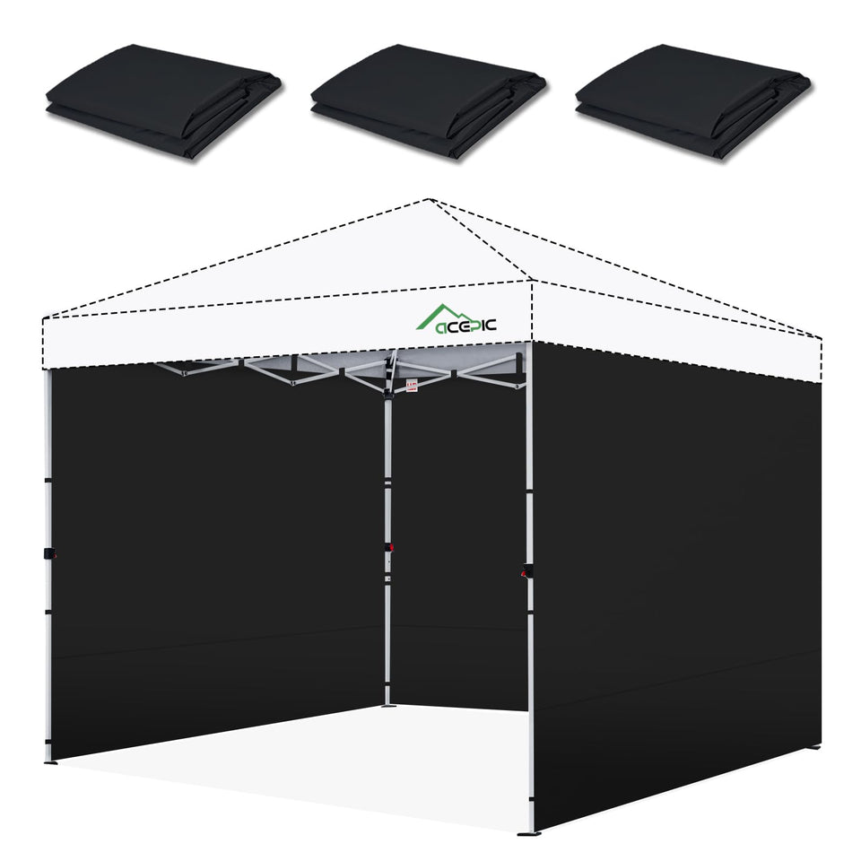 Acepic canopy sidewall 120x86 inches provides privacy and weather protection for events