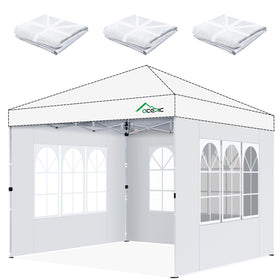 Acepic sidewalls with windows for 120x86 tent, privacy and outside view.