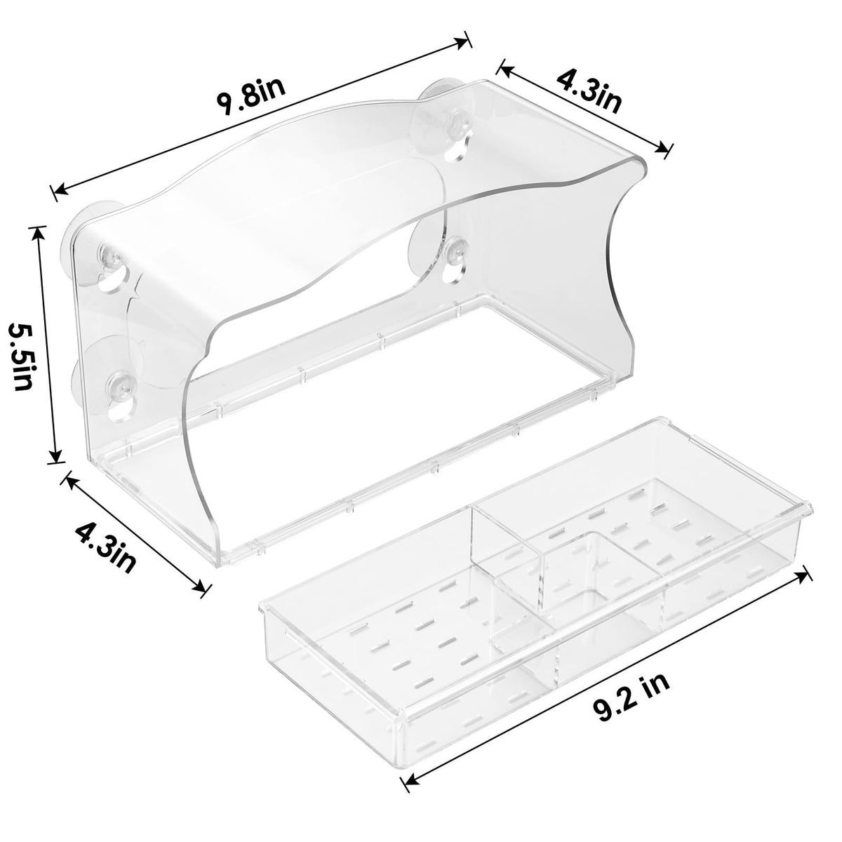 ACEROMT built-in water trough lets birds drink at the feeder