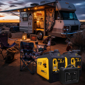 Aceup Energy 12V DC car charger outlet for on-the-road charging.