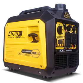 Aceup Energy 4000W inverter generator side view for portable home backup power.