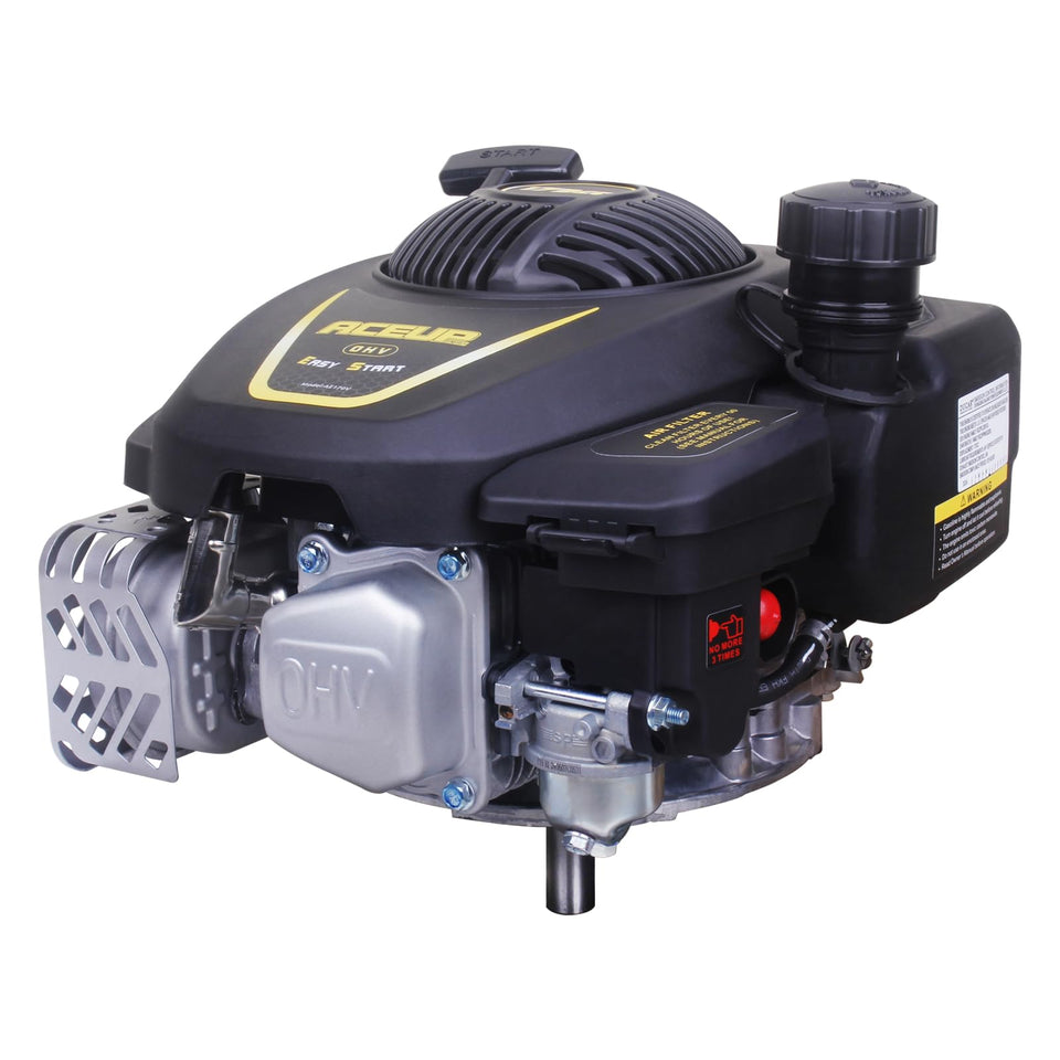 Aceup Energy gas engine vertical shaft 173cc for reliable lawn equipment power.