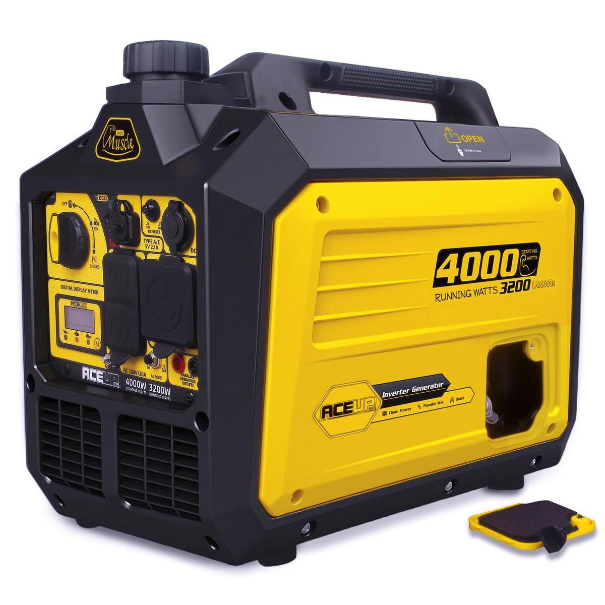 Aceup Energy RV receptacle enables convenient trailer hookups.