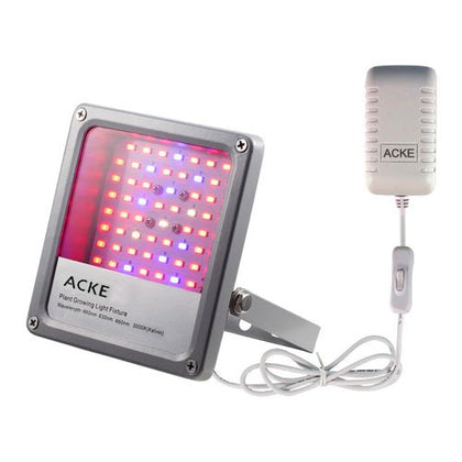 ACKE LED grow light full spectrum front view for indoor seedling growth