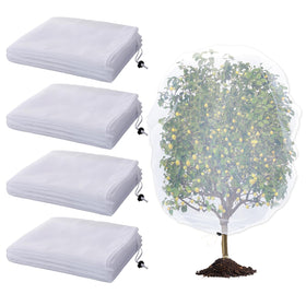 Acostop bird netting cover 4-6ft shielding plants while letting sun and air through