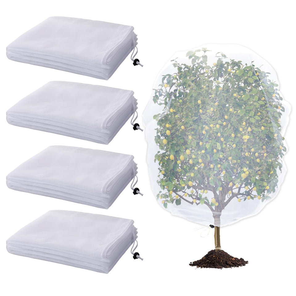 Acostop bird netting cover 4-6ft shielding plants while letting sun and air through