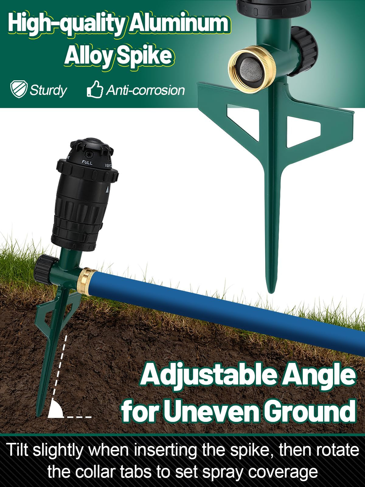 Acostop easy setup with a standard hose and no tools required.