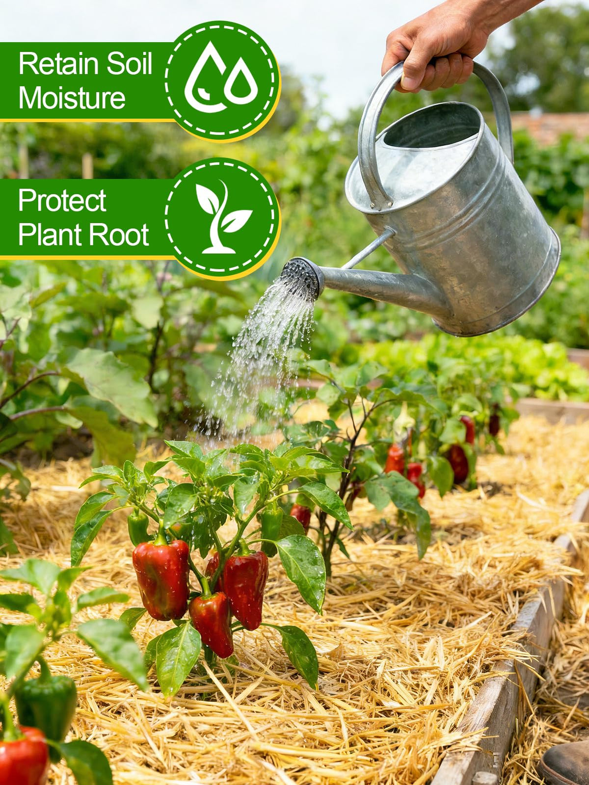 Acostop wheat straw animal bedding for coops keeps bedding clean and odor-free