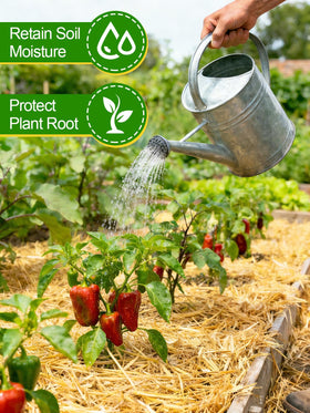 Acostop wheat straw animal bedding for coops keeps bedding clean and odor-free