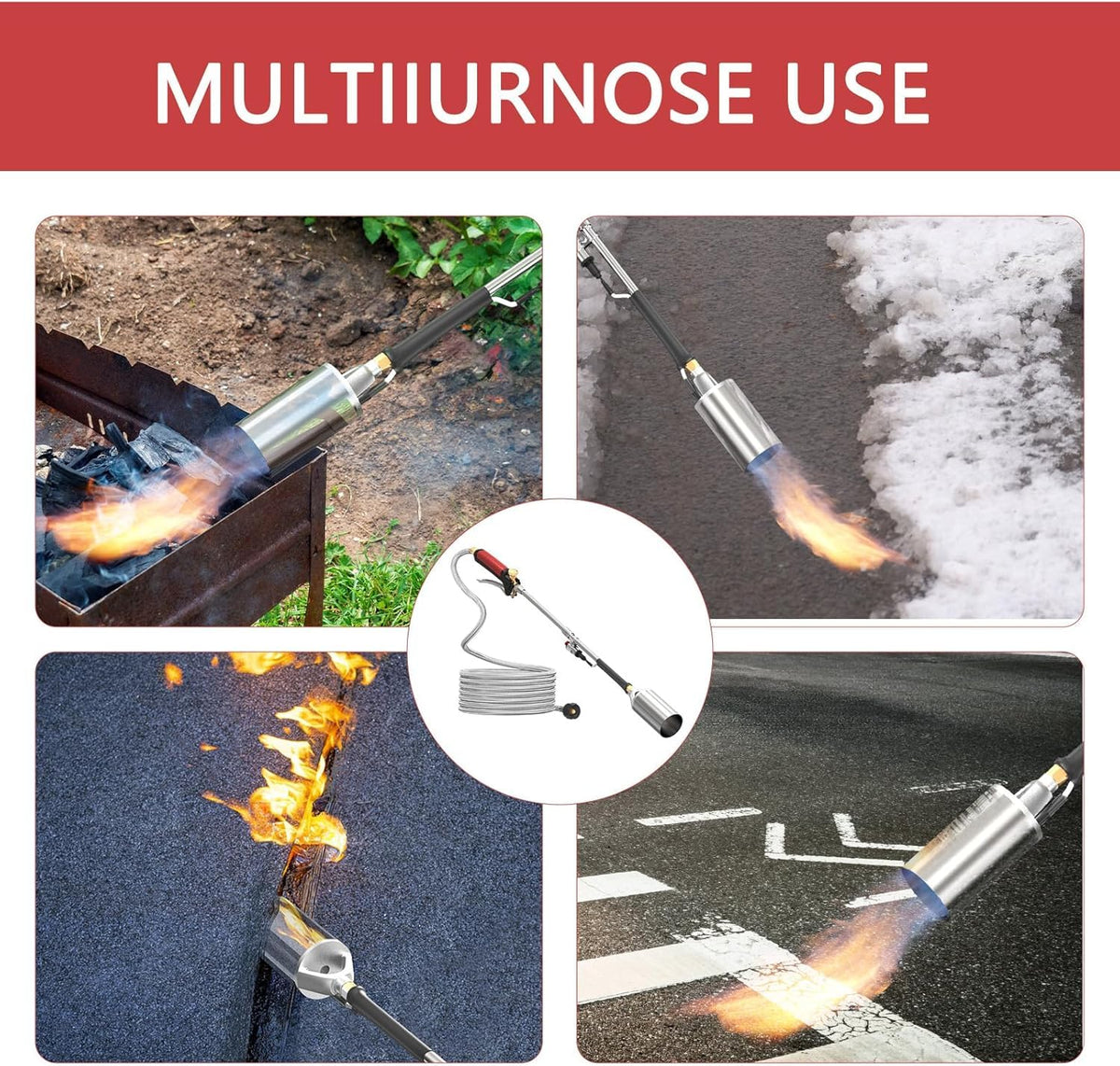 ACOVER asphalt and road marking removal capability shown for cleanup tasks