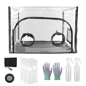 ACOVER large still air box for mushrooms with clear view for clean cultivation