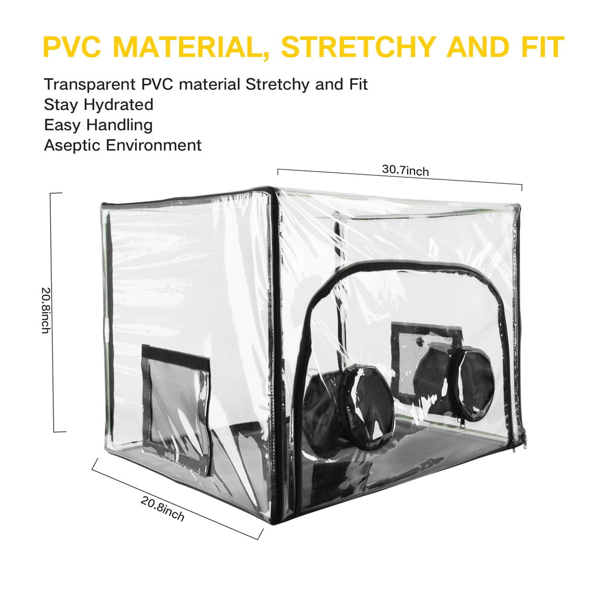 ACOVER mushroom planting tent with spacious interior for efficient growing