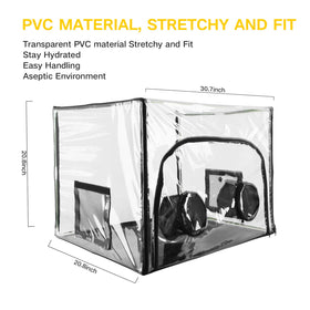 ACOVER mushroom planting tent with spacious interior for efficient growing