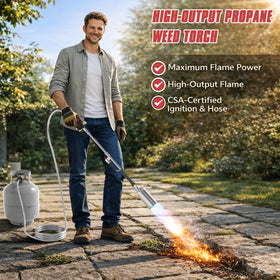 ACOVER turbo trigger igniter in action enabling quick flame with one-handed control