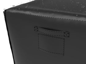 Acoveritt packaging label shows dimensions 66 long by 23 deep by 45 high