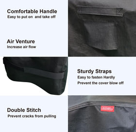 Acoveritt RPET cover demonstrates weather and UV resistance for outdoor griddles