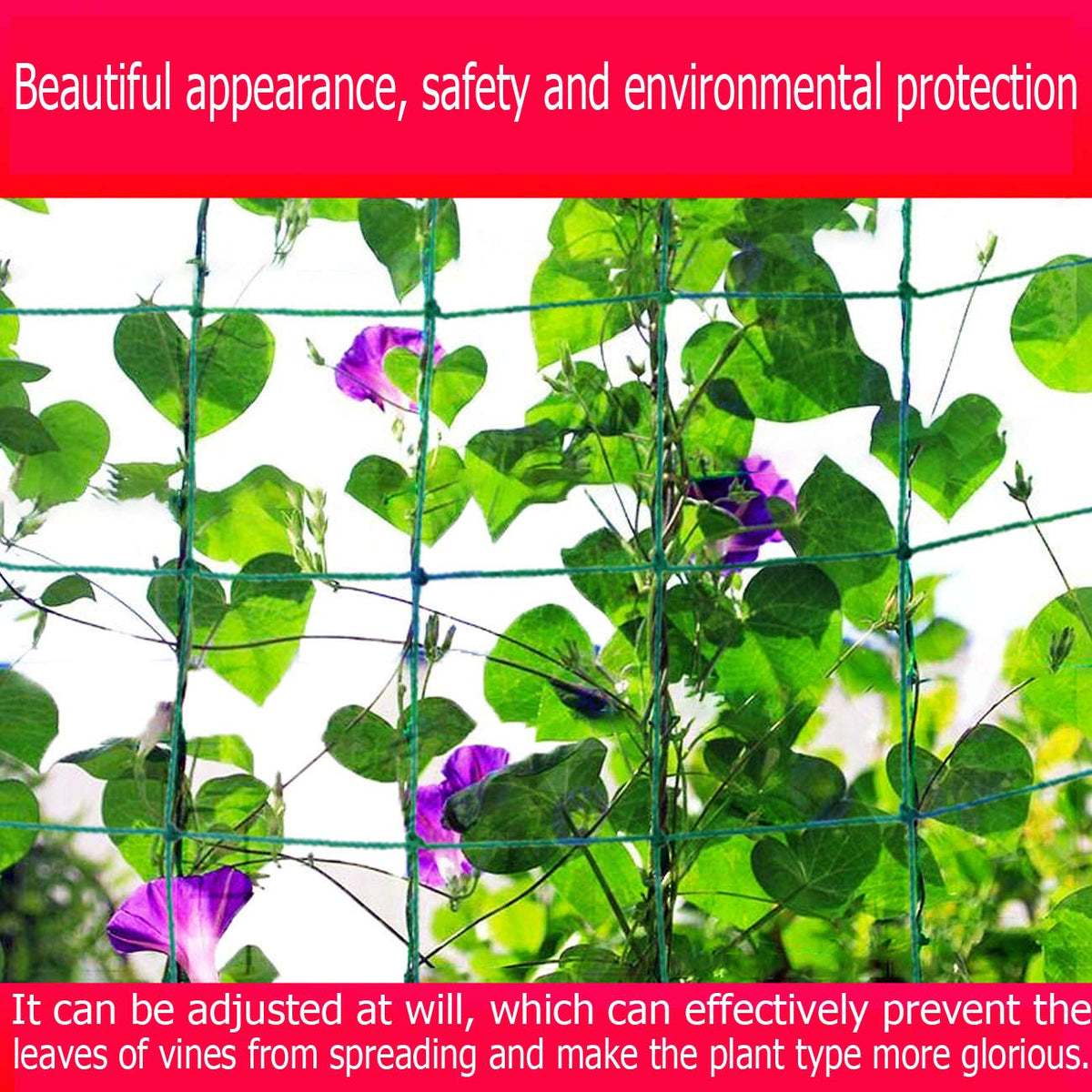 Acronde weatherproof plant grid increases durability for all-season garden use.