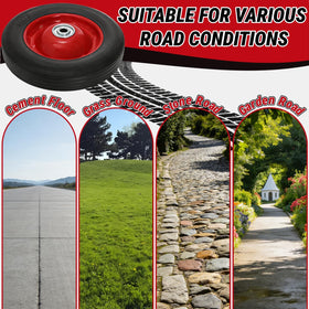 Acshio hand truck replacement wheel for air-free, steady performance.